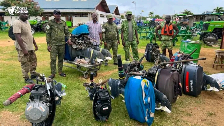 Pongara : 13 pirogues saisies lors d’une vaste opération de surveillance du projet CAFI 3 1762464383488