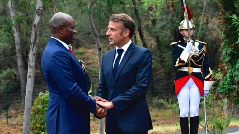 gabon gabonmediatime oligui nguema emmanuel macron