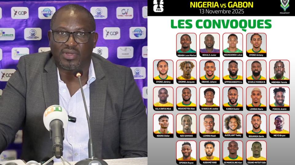 Mondial 2026 – Zone Afrique : Thierry Mouyouma dévoile sa liste de 26 Panthères pour le choc face au Nigeria gabon gabonmediatime thierry mouyouma selectionneur des pantheres du gabon